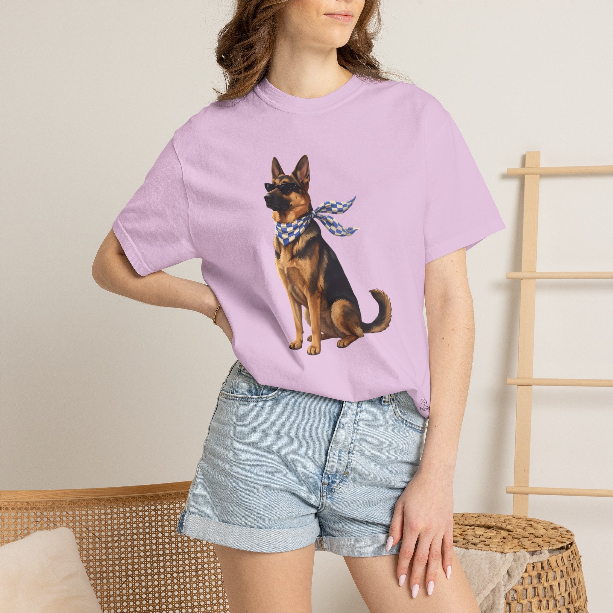 German Shepherd Glamour Graphic Tee