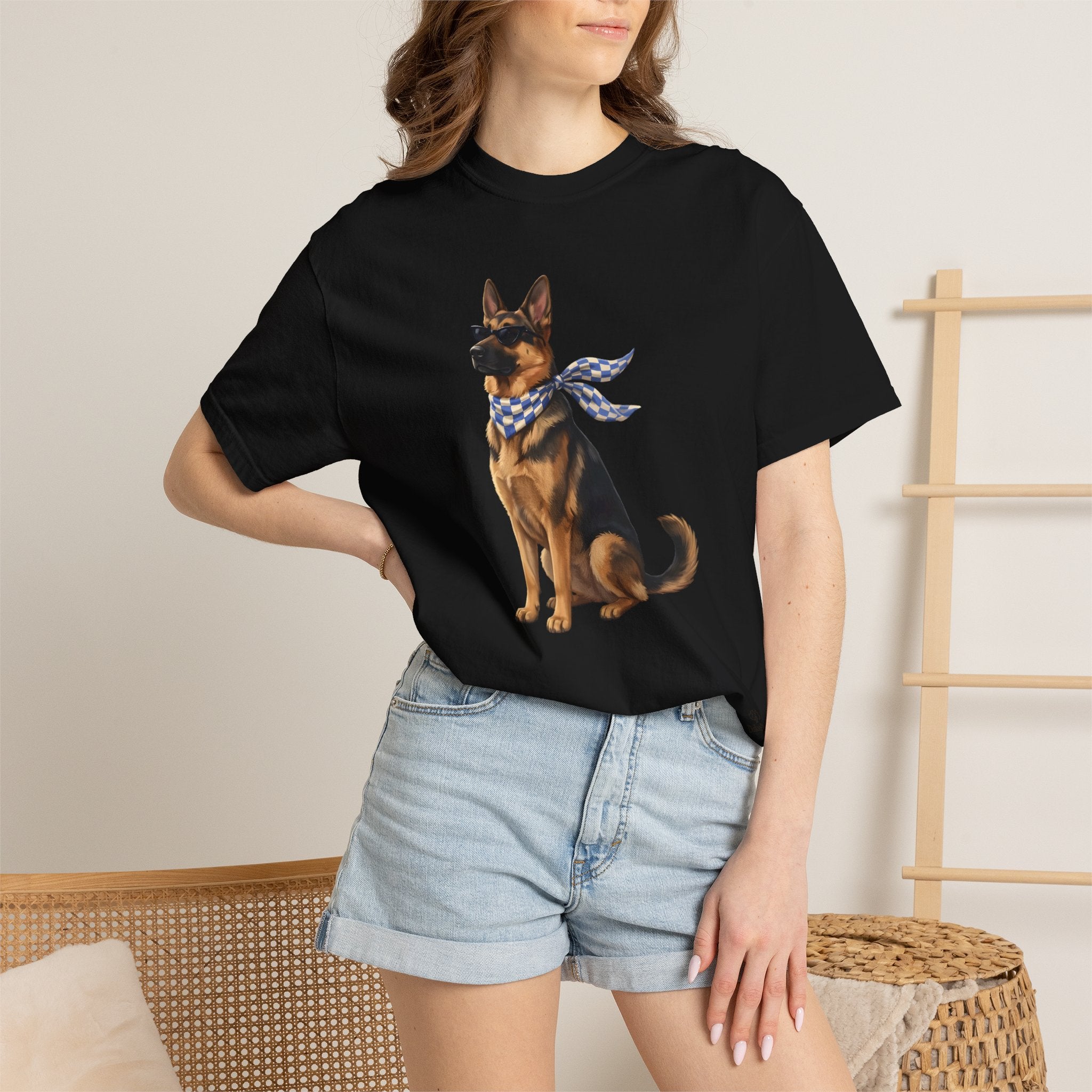 German Shepherd Glamour Graphic Tee